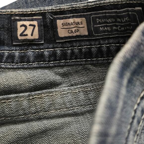 Miss Me Capri Cropped Bling‎ Pockets Stretch Women's Size 27 x 25 - Picture 11 of 12